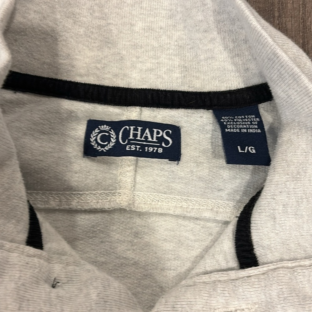 Chaps 1/4 button pullover - Picture 2 of 8